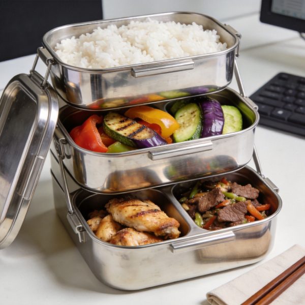 Multi Layer Stainless Steel Lunch Box